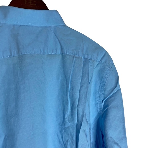 Tommy Hilfiger Slim Fit Bue Button Down Dress Shirt Extra Large XL - Picture 11 of 15